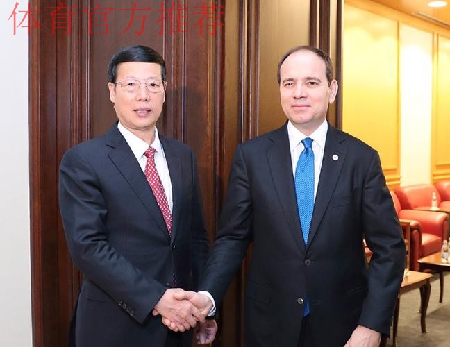 高志丹会见阿尔巴尼亚奥委会主席 高志丹会见阿尔巴尼亚奥委会主席